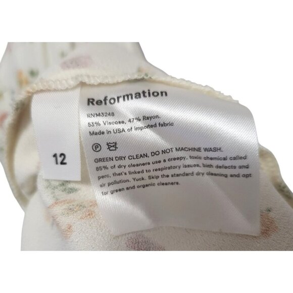 REFORMATION Emmaline Dress Aline Mini - Picture 11 of 12